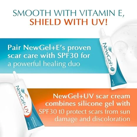 MyNewGel Plus UV Advanced Silicone Scar Gel | Old & New Scars | SPF30 Mineral non-chemical Sunscreen | Ideal for Protecting Scars | Harmful Ultraviolet Rays, 15g (0.5 oz) - MyNewGel - Image 2