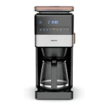 صانعة قهوة كروبس Grind Aroma XL بالتقطير مع مطحنة مخروطية قابلة للإزالة، بسعة 1.5 لتر، بقدرة 1050 واط، باللون الأسود مع الستانلس ستيل. - كروبس