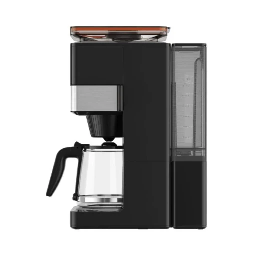 صانعة قهوة كروبس Grind Aroma XL بالتقطير مع مطحنة مخروطية قابلة للإزالة، بسعة 1.5 لتر، بقدرة 1050 واط، باللون الأسود مع الستانلس ستيل. - كروبس - Image 2