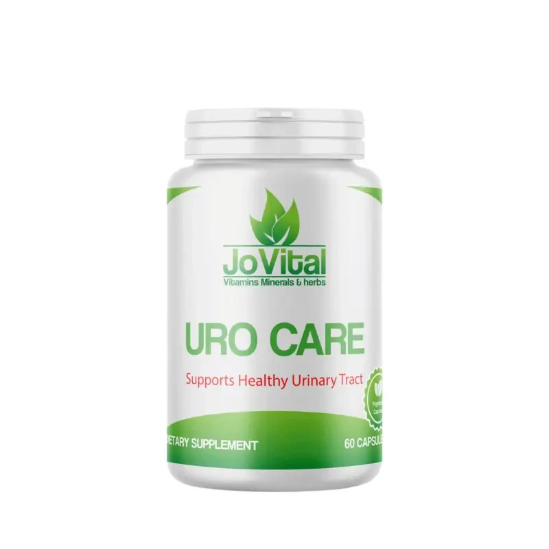 JOVITAL Uro Care 60CAP Capsules are a dietary supplement formulated to support urinary tract and bladder health. The formula combines carefully selected botanical extracts and nutrients that help maintain normal urinary system function. - JoVital