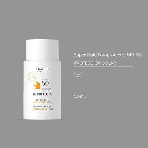 واقي الشمس السائل فائق القوة من بيبي لابوراتوريوس بعامل حماية 50، 50 مل - بابي - Image 4