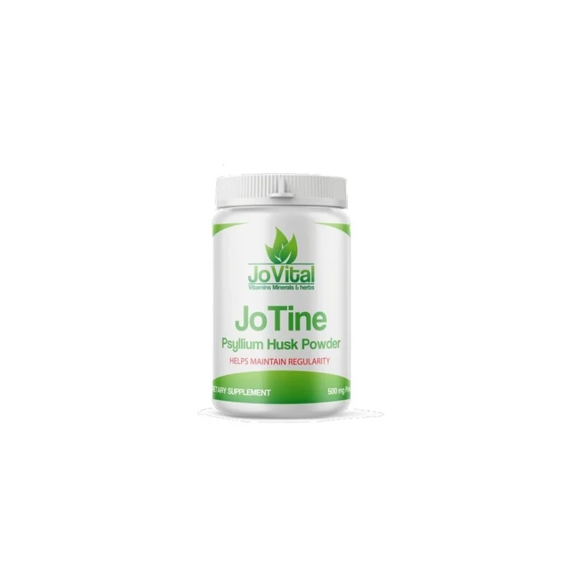 JOVITAL JoTine Psyllium Husk Powder 500g | Natural Soluble Fiber for Digestive Health, Regularity & Healthy Cholesterol Support - JoVital