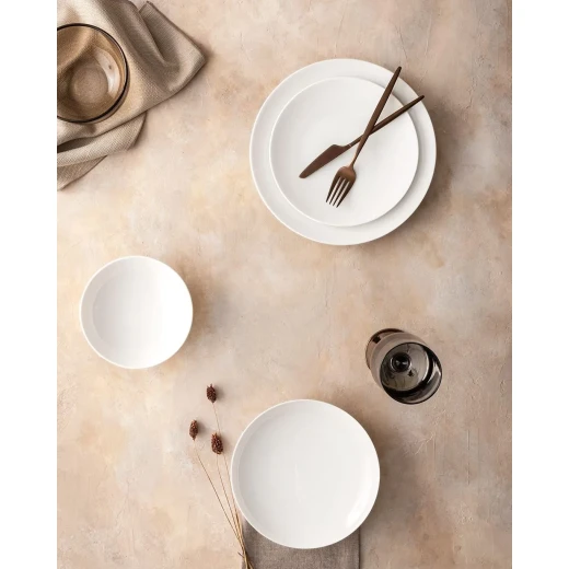 Madame COCO Ravello 24-Piece Porcelain Dinner Set – Elegant Dinnerware Set, Durable Tableware for Family Meals, Everyday Dining & Special Occasions