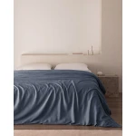 غطاء لحاف مدام كوكو Ciel كينج ساتان 240×220 سم – غطاء سرير فاخر وناعم بتصميم أنيق، يمنح الراحة ويضيف لمسة راقية لغرفة النوم - مدام كوكو