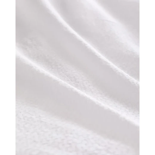 Madame COCO Linda King Size Embroidered Washed Seersucker Duvet Cover Set 240×220 cm – 100% Cotton White/Gray Bedding Set with Flat Sheet & Pillowcases - Madame COCO - Image 5