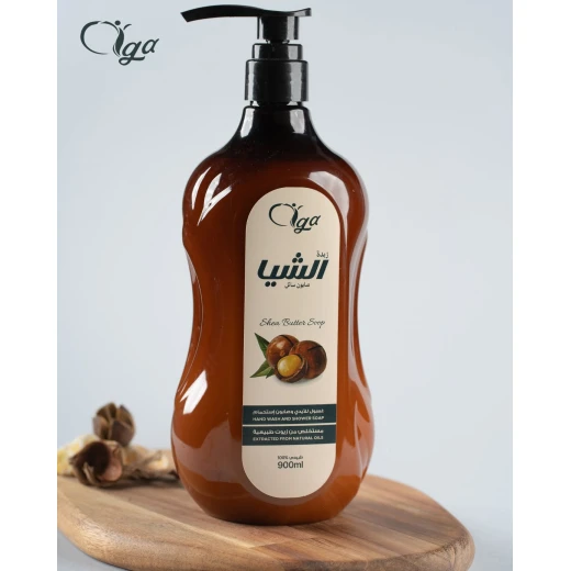 Olga Shea Butter Liquid Hand Wash & Shower Soap 900ml - 100% Natural Oil Extract for Deeply Moisturized, Soft, and Clean Skin. Olga Shea Butter Liquid Hand Wash & Shower Soap 900ml - 100% Natural Oil Extract for Deeply Moisturized, Soft, and Clean Skin.