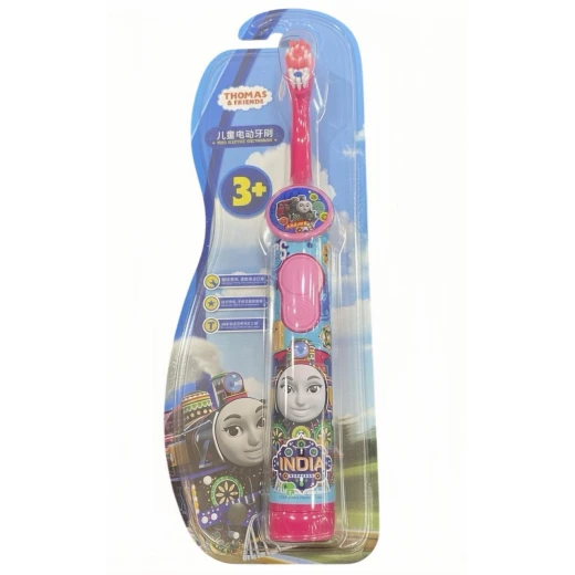 Thomas & Friends Electric Toothbrush for Girls, Soft Bristles for Gentle & Effective Cleaning, Ergonomic Design for Kids, Battery Operated, Daily Oral Care, Suitable for Children - Image 2