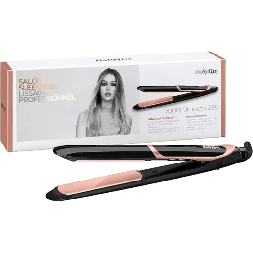 BaByliss 24mm Nano-Ceramic Hair Straightener with Ionic Technology | Fast Heat-Up | Smooth Glide Plates | and Adjustable Temperature Settings BaByliss 24mm Nano-Ceramic Hair Straightener with Ionic Technology | Fast Heat-Up | Smooth Glide Plates | and Adjustable Temperature Settings