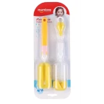 MumLove Baby Bottle Cleaning Brush, 360 Degree Multi-Purpose Bottle Brush for Baby Bottles, Pacifiers, Cups and Straws, High Density Bristles with Comfortable Non-Slip Handle, Essential Cleaning Tool for Moms and Daily Baby Care - Mumlove
