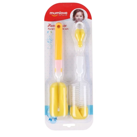 MumLove Baby Bottle Cleaning Brush, 360 Degree Multi-Purpose Bottle Brush for Baby Bottles, Pacifiers, Cups and Straws, High Density Bristles with Comfortable Non-Slip Handle, Essential Cleaning Tool for Moms and Daily Baby Care MumLove Baby Bottle Cleaning Brush, 360 Degree Multi-Purpose Bottle Brush for Baby Bottles, Pacifiers, Cups and Straws, High Density Bristles with Comfortable Non-Slip Handle, Essential Cleaning Tool for Moms and Daily Baby Care