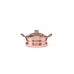 Karaca Ahlat Copper Mini Casserole 10 cm - Copper Cookware - karaca