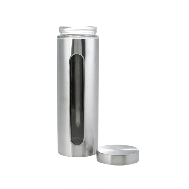 Karaca Falcon Cam Food Storage Container, Silver, 1720 ML, Airtight Seal, BPA Free, Durable Glass, Suitable for Fridge and Freezer Storage, Kitchenware Essential - karaca