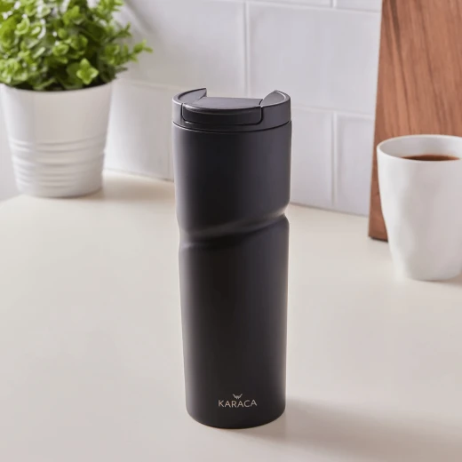 Karaca Capella Black Thermos - 800ml Insulated Bottle Karaca Capella Black Thermos - 800ml Insulated Bottle
