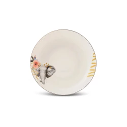 Karaca Zazu Porcelain Pasta Bowl 20cm Multi Color for Serving Pasta and Salads