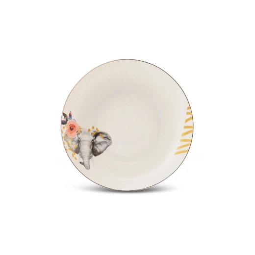 Karaca Zazu Porcelain Pasta Bowl 20cm Multi Color for Serving Pasta and Salads Karaca Zazu Porcelain Pasta Bowl 20cm Multi Color for Serving Pasta and Salads