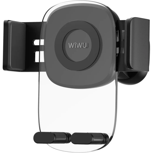 WIWU CH008 Semi-Transparent Mini Car Bracket - Black - Secure Phone Mounting WIWU CH008 Semi-Transparent Mini Car Bracket - Black - Secure Phone Mounting