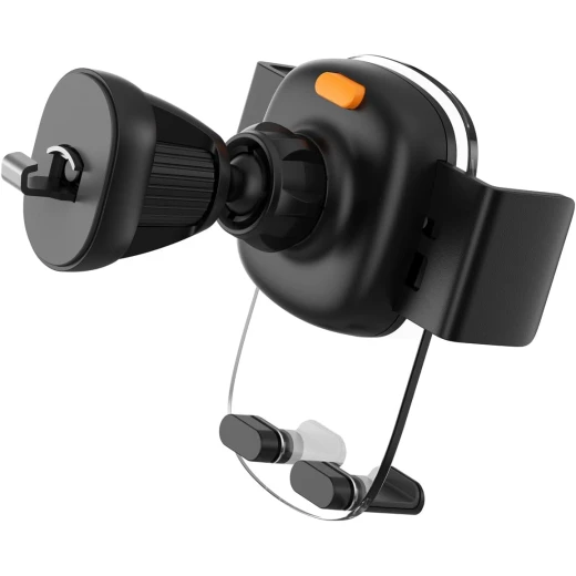 WIWU CH008 Semi-Transparent Mini Car Bracket - Black - Secure Phone Mounting - Wiwu - Image 4