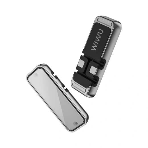 WiWU CH011 Black Zinc Alloy Cable Organizer for Desk, Car & Home - Wiwu - Image 8