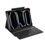 حافظة وي وو العالمية لجهاز iPad بلوحة مفاتيح وحامل مقاس 9-11 بوصة - وي وُو