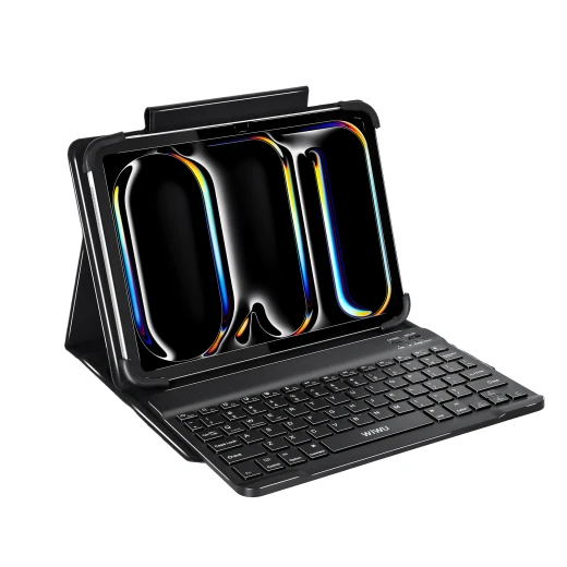حافظة وي وو العالمية لجهاز iPad بلوحة مفاتيح وحامل مقاس 9-11 بوصة حافظة وي وو العالمية لجهاز iPad بلوحة مفاتيح وحامل مقاس 9-11 بوصة