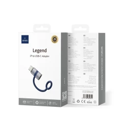 محول وي وو Wi-C052 Lightning إلى Type-C OTG - رمادي - نقل بيانات سريع
