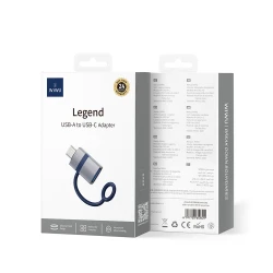 Wiwu Wi-C052 USB to Type-C Adapter OTG Gray - Fast Data Transfer
