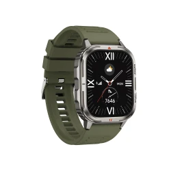 Wiwu SW05 Smart Watch: Android & iOS Compatible, Silver, IP68