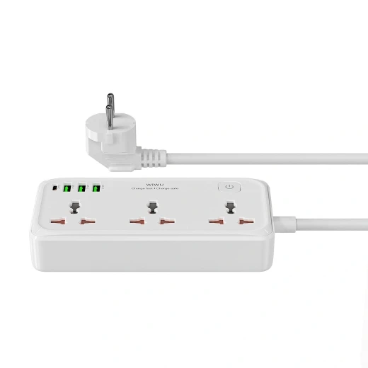 شريط طاقة وي وُو Cube 7-in-1 GaN: شحن سريع USB-C بقوة 30 واط شريط طاقة وي وُو Cube 7-in-1 GaN: شحن سريع USB-C بقوة 30 واط