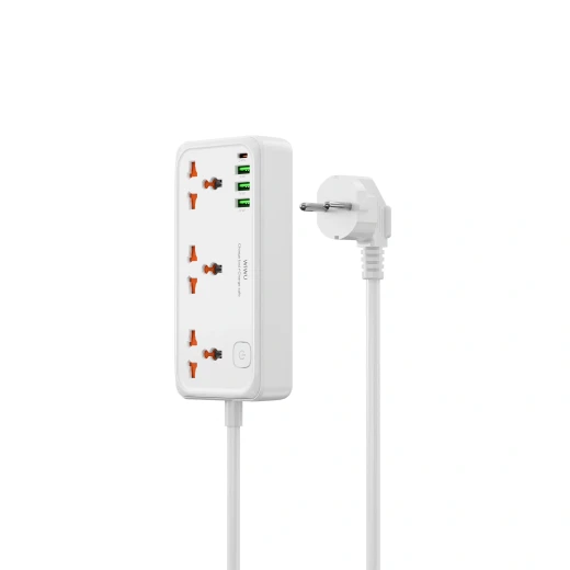 شريط طاقة وي وُو Cube 7-in-1 GaN: شحن سريع USB-C بقوة 30 واط - وي وُو - Image 2