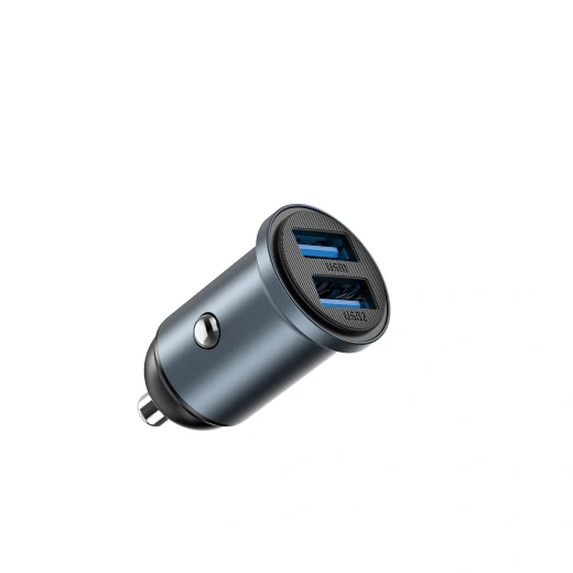 شاحن سيارة وي وو Wi-CC031 Nano Lite USB مزدوج 12 واط - شحن سريع - وي وُو - Image 2