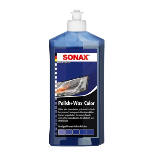 Sonax Polish and Wax Color Blue 250ml Car Exterior Paint Protection and Shine Sonax Polish and Wax Color Blue 250ml Car Exterior Paint Protection and Shine