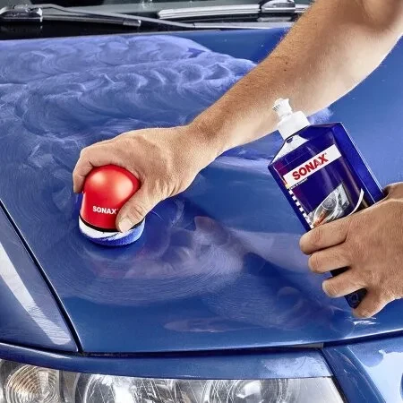 Sonax Polish and Wax Color Blue 250ml Car Exterior Paint Protection and Shine - Sonax - Image 2
