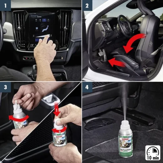 Sonax Car A/C Cleaner 100ml, Removes Odors, Cleans Ventilation System, Fresh Fragrance - Sonax - Image 2