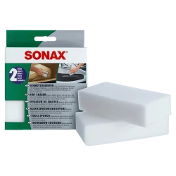 Sonax Dirt Eraser Sponge for Car Interior Cleaning, Removes Tough Dirt, Black