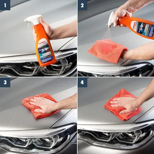 Sonax Microfiber Exterior Cleaning Cloth, Highly Absorbent, Streak-Free, Car Detailing, 1 Piece - Sonax - Image 3