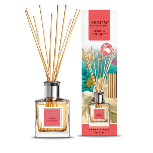 Areon Spring Bouquet Scent Perfume Sticks 150ml, Long Lasting Air Freshener for Home and Office