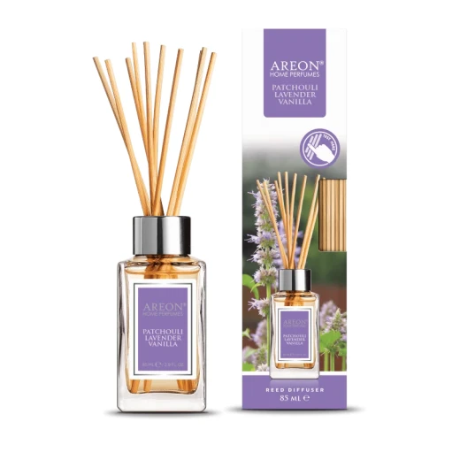 Areon Perfume Sticks 85ml Lavender Vanilla Scent Home Office Air Freshener Areon Perfume Sticks 85ml Lavender Vanilla Scent Home Office Air Freshener