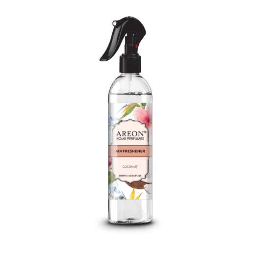 Areon Coconut Scent Car and Home Air Freshener 300ml, Odor Eliminator Areon Coconut Scent Car and Home Air Freshener 300ml, Odor Eliminator