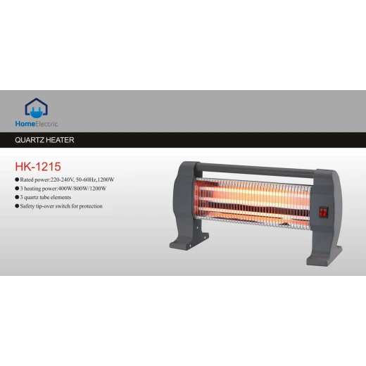 سخان فضاء كهربائي HK1215 محمول 3 إعدادات حرارة أسود - هوم الكترك - Image 2