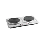 HP3012 Hot Plate Electric 2 Burner Black Portable for Home and Office, Stylish Design, 1 Year Warranty, Compact and Easy to Use, Perfect for Small Spaces and On The Go Cooking - Home electric