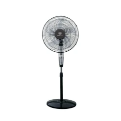 Royal Black Stand Fan HSF1822 3 Speed Oscillating Timer 1 Year Warranty