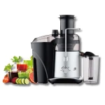 عصارة فواكه J222 بقوة 800 واط لإنتاج عصير طازج، 3 سرعات، سعة تصل إلى 2.5 لتر، تقنية تنظيف سريعة، ضمان سنة واحدة، مثالية للعصير اليومي - هوم الكترك