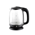KK584 Stainless Steel Electric Water Kettle with Glass Design, 1.7 Liter Capacity, Fast Heating, Energy Saving, and 1 Year Warranty Perfect for Home and Office Use - Home electric