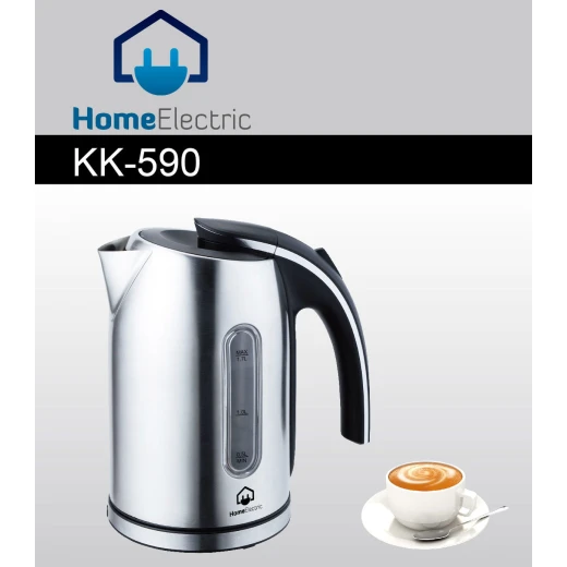 KK590 Stainless Steel Electric Water Kettle, Fast Heating, 1.7 Liter - Home electric - Image 2