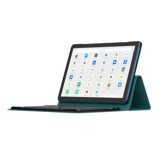 جهاز فيكوشا V-Z60 تابلت 10.1" IPS أندرويد 12، 128GB روم, أزرق | ساعة VIKUSHA V-70، واقي شاشة، قلم نشط، لوحة مفاتيح وغطاء، بطاقة تعليمية Al Maher، اشتراك IPTV 3 أشهر، قسيمة 10 دنانير - فيكوشا - Image 2