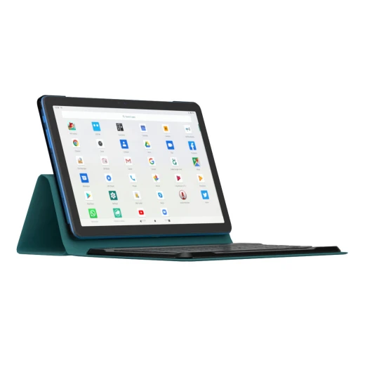 جهاز فيكوشا V-Z60 تابلت 10.1" IPS أندرويد 12، 128GB روم, أزرق | ساعة VIKUSHA V-70، واقي شاشة، قلم نشط، لوحة مفاتيح وغطاء، بطاقة تعليمية Al Maher، اشتراك IPTV 3 أشهر، قسيمة 10 دنانير - فيكوشا - Image 3