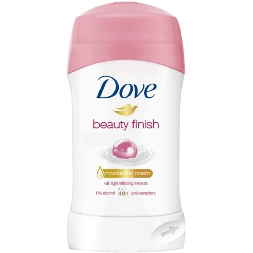 Dove Beauty Finish Antiperspirant Deodorant Stick 40ml Provides 48 Hour Protection Against Sweat and Odor for Women, Leaving Skin Soft and Smooth, Perfect Daily Use Dove Beauty Finish Antiperspirant Deodorant Stick 40ml Provides 48 Hour Protection Against Sweat and Odor for Women, Leaving Skin Soft and Smooth, Perfect Daily Use