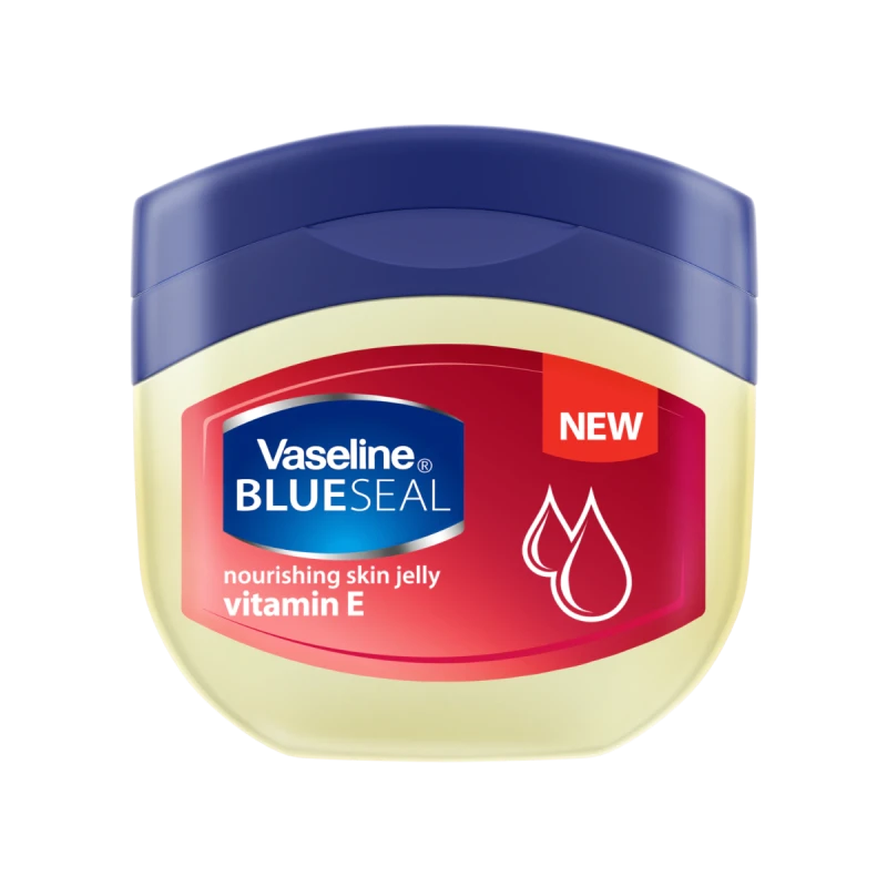 Vaseline Blueseal Nourishing Skin Jelly Vitamin E 100ml Moisturizer for Dry Skin - Vaseline