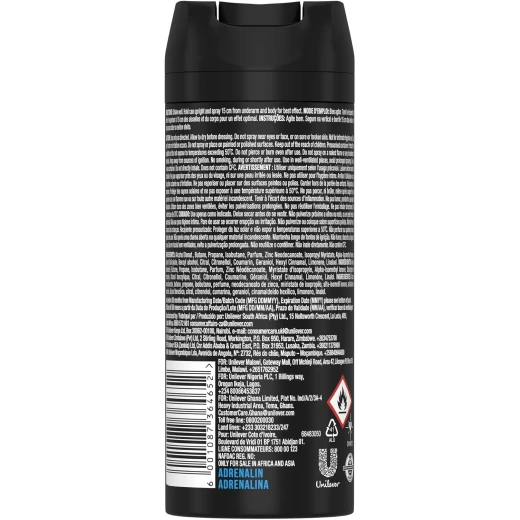 بخاخ مزيل العرق أكس أدرينالين 150 مل، مكونات طبيعية، انتعاش يدوم طويلاً - AXE - Image 8