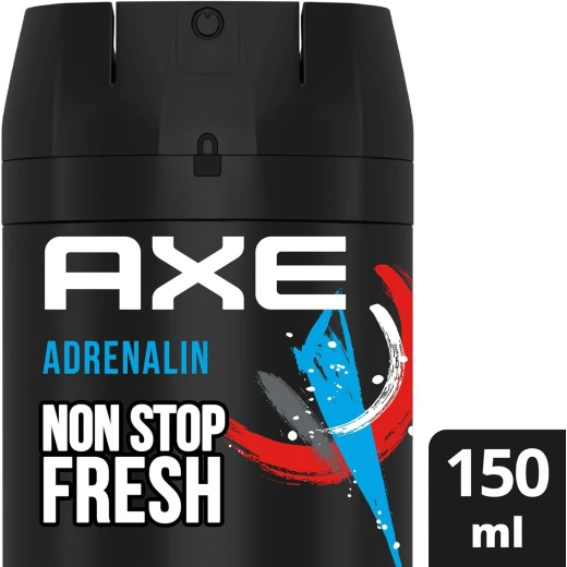 بخاخ مزيل العرق أكس أدرينالين 150 مل، مكونات طبيعية، انتعاش يدوم طويلاً - AXE - Image 3